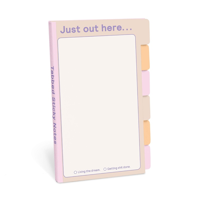 Just Out Here Tabbed Sticky Notes