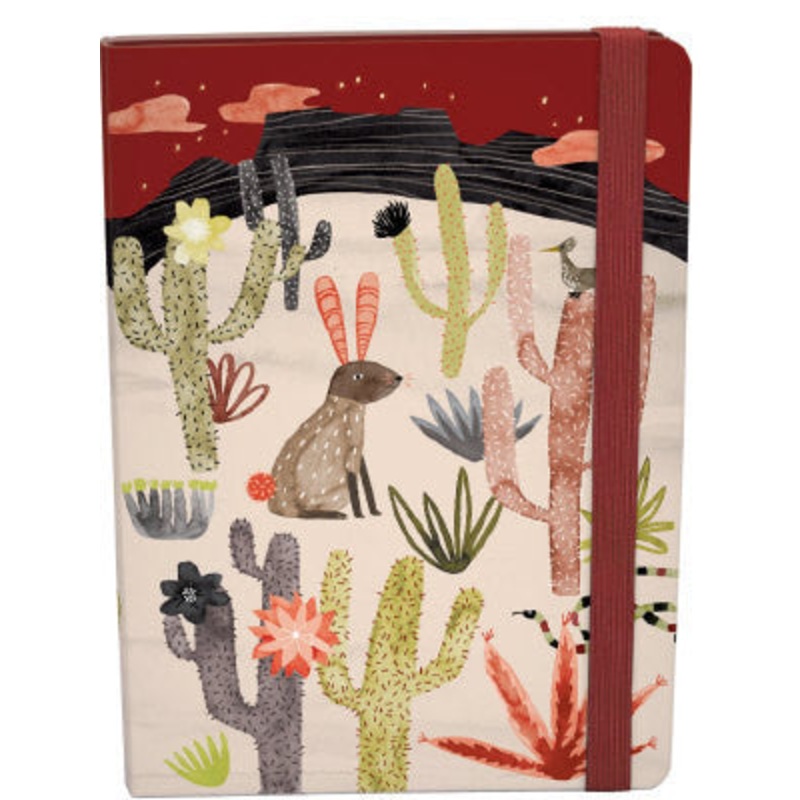 Rabbit and Cactus Lodestar Plain A5 Notebook