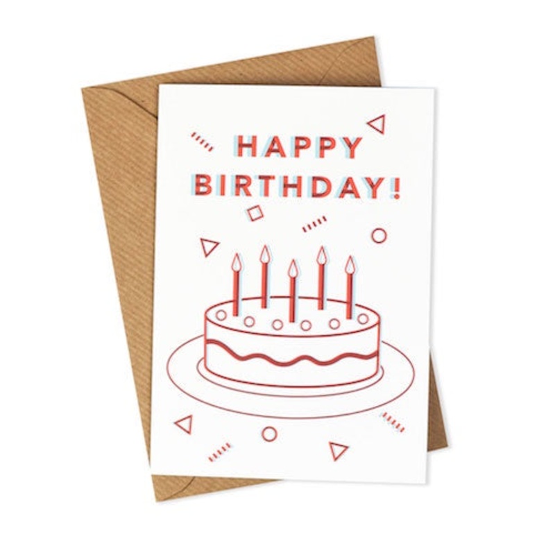 3D Birthday Cake Card