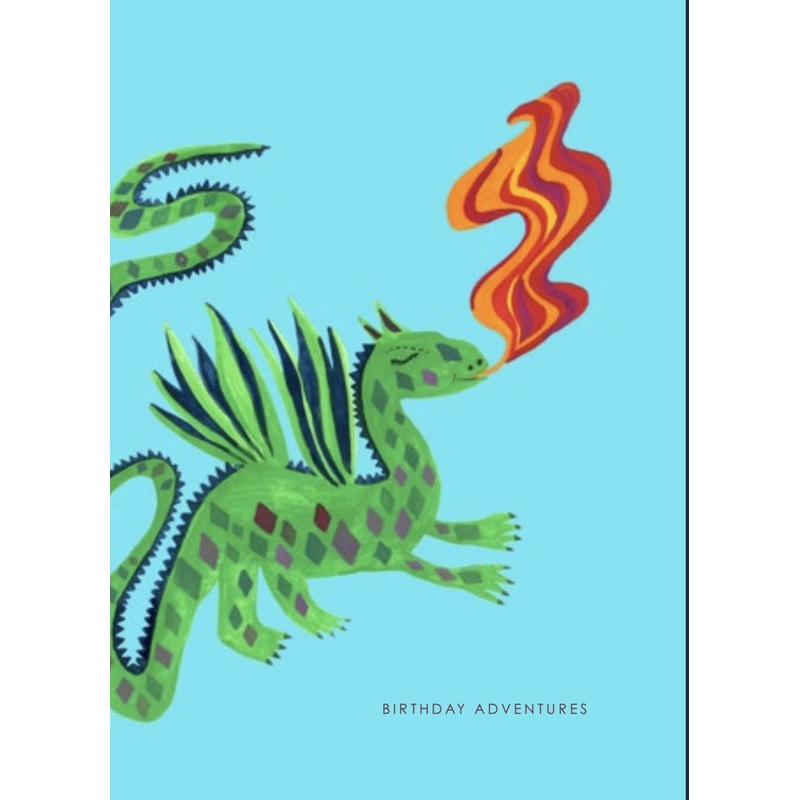Dragon Birthday Adventures Card