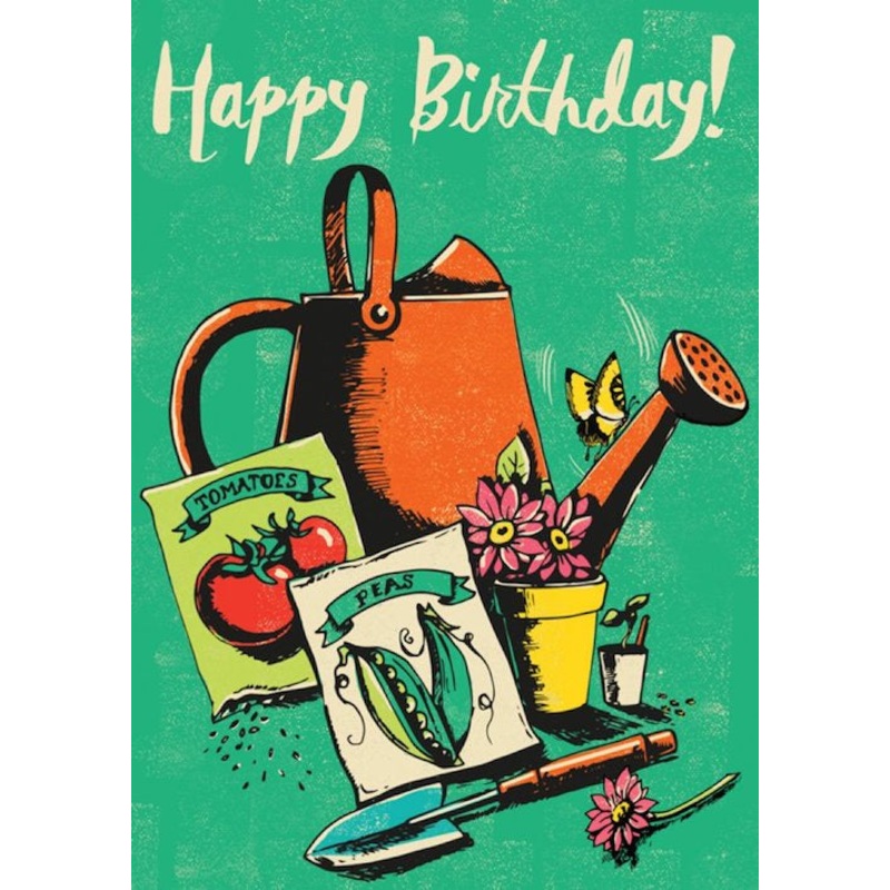 Happy Birthday Gardener Card