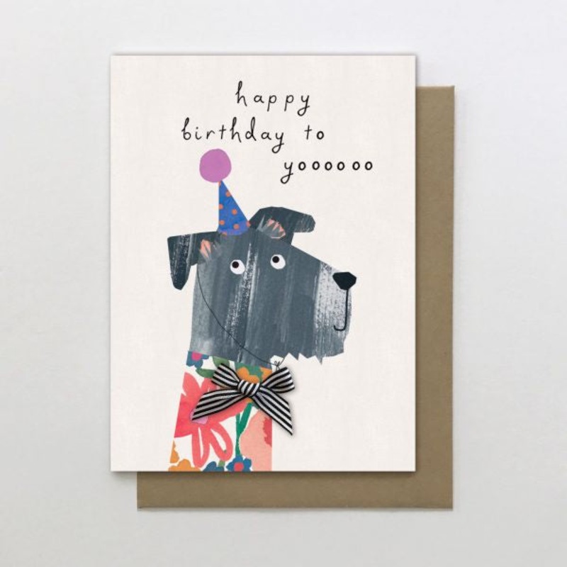 Happy Birthday To Yoooooo Dog Birthday Card