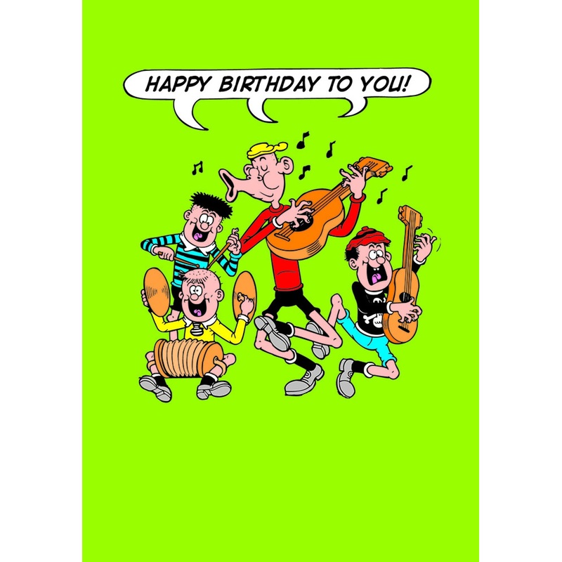 Happy Birthday To You Beano Card
