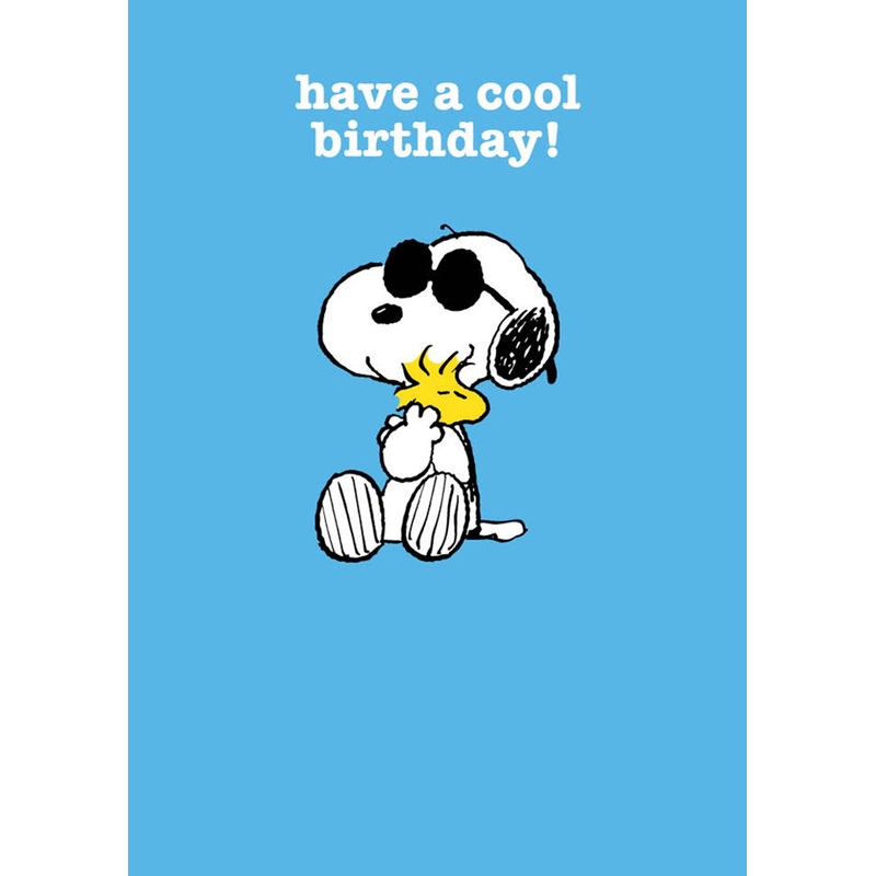 Have a Cool Birthday Snoopy Card