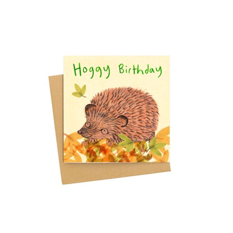 Hoggy Birthday Card