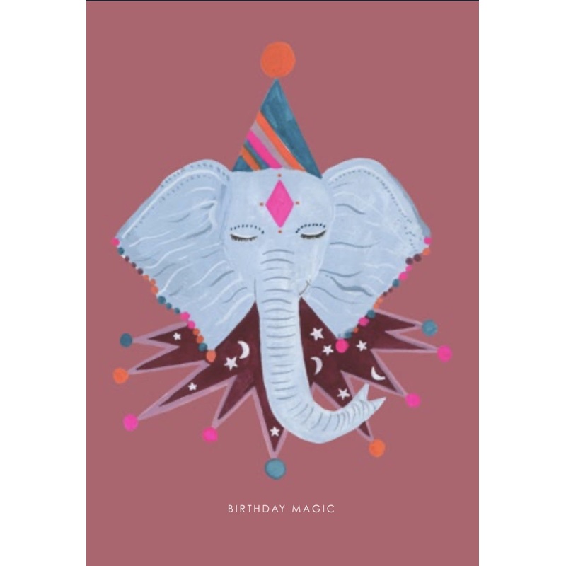 Magic Party Elephant Card