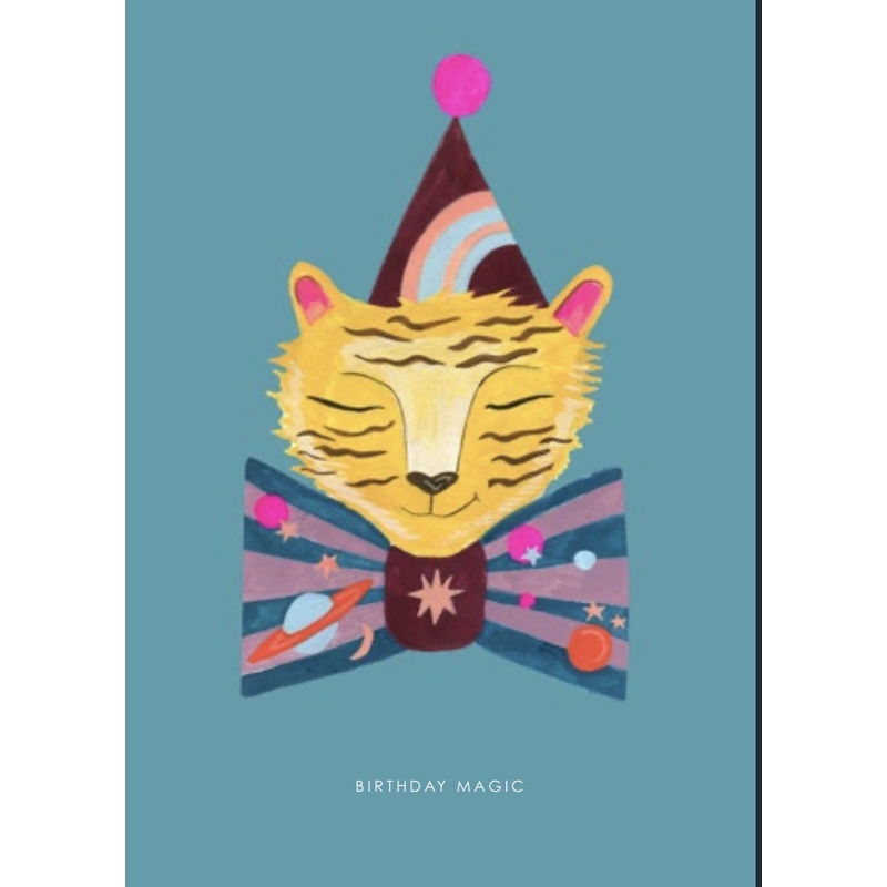 Magic Party Tiger Card