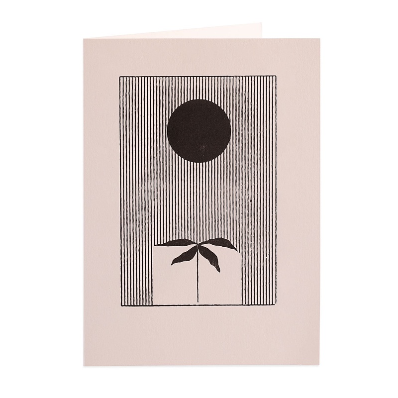 Rain Letterpress Card