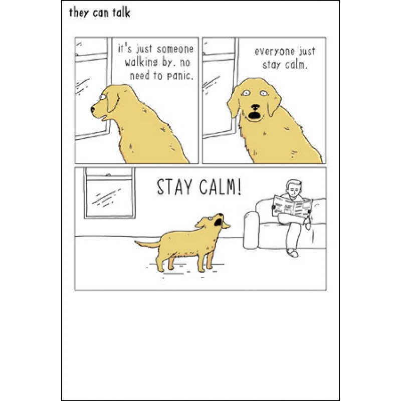 Stay Calm! Card