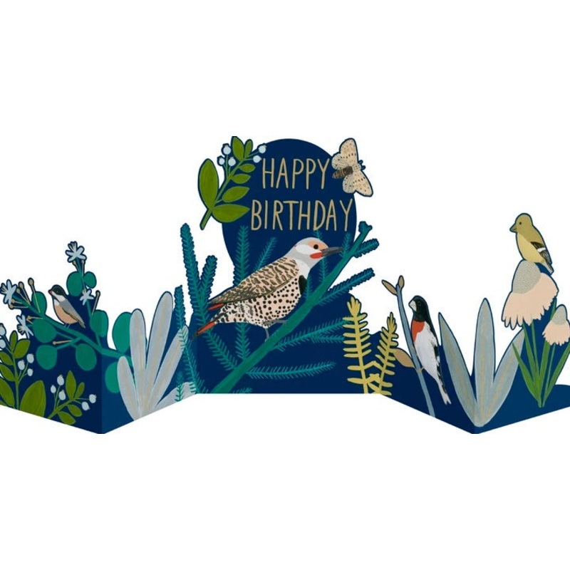 Chicago School Concertina Birthday Card