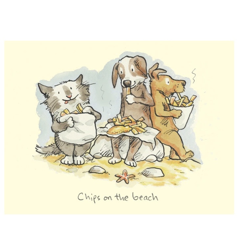 Chips On The Beach Card