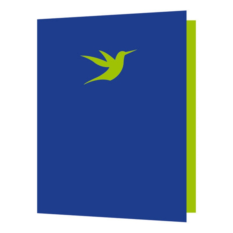 Hummingbird Cut Out Card