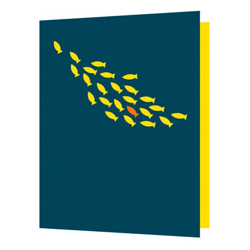 Shoal of Fish Cut-Out Card