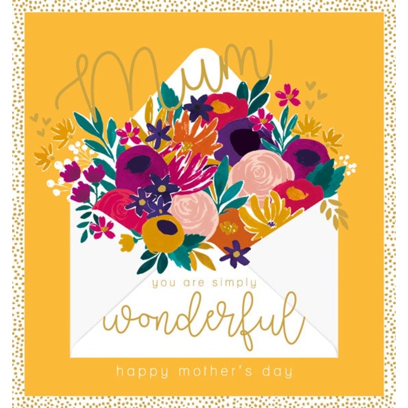 Simply Wonderful Mothers Day Card
