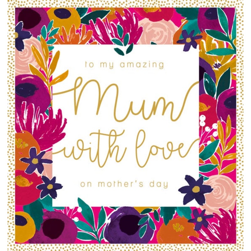 To My Amazing Mum With Love Card