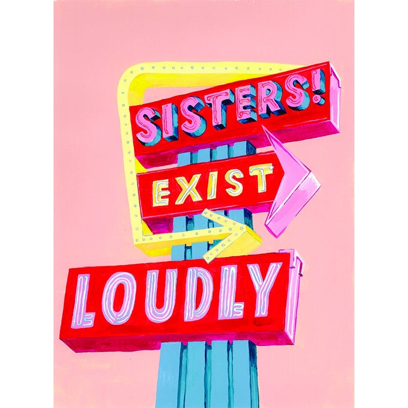Exist Loudly Card