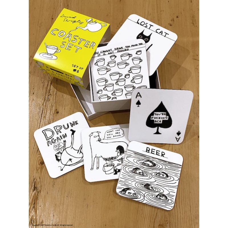 David Shrigley Coaster Set