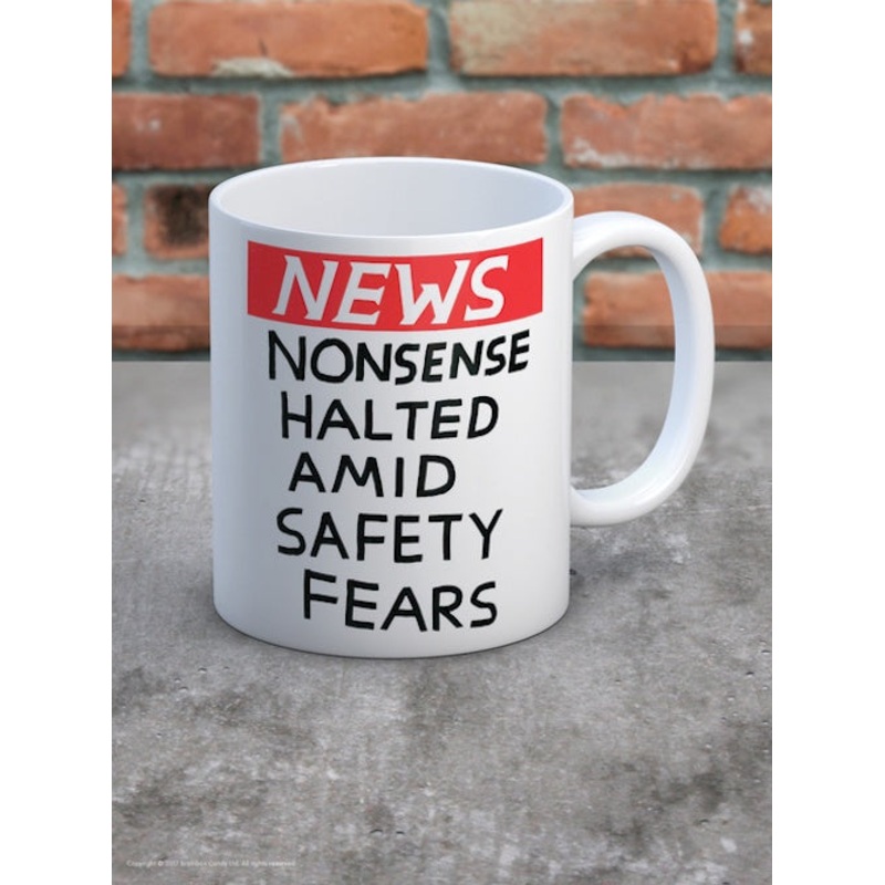 News Nonsense Halted Mug