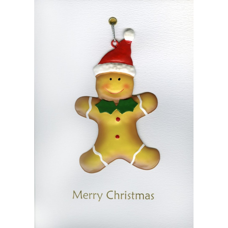 Ginger Bread Man Christmas Card