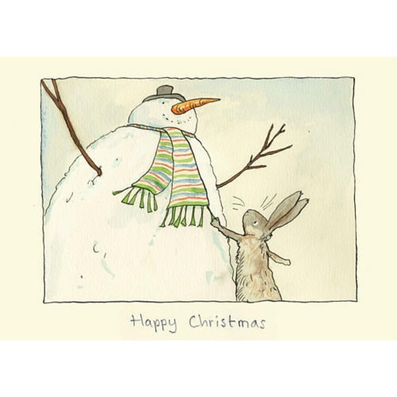 Happy Christmas Snowman Card