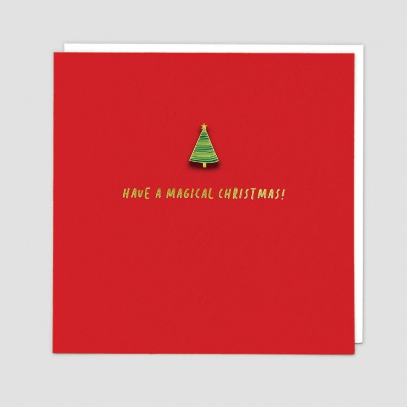 Have a Magical Christmas! Enamel Pin Badge Card