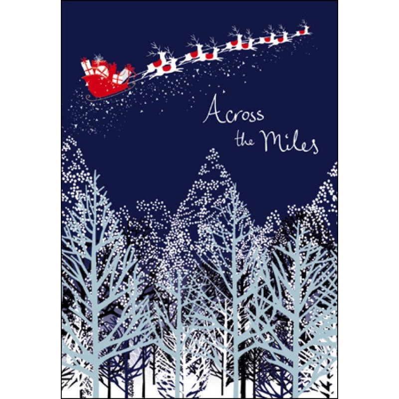 Sleigh Ride Across the Miles Christmas Card