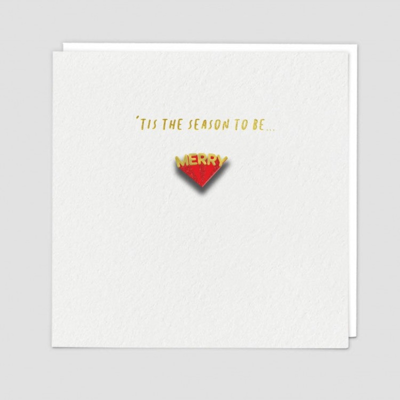 Tis the Season Enamel Pin Badge Card