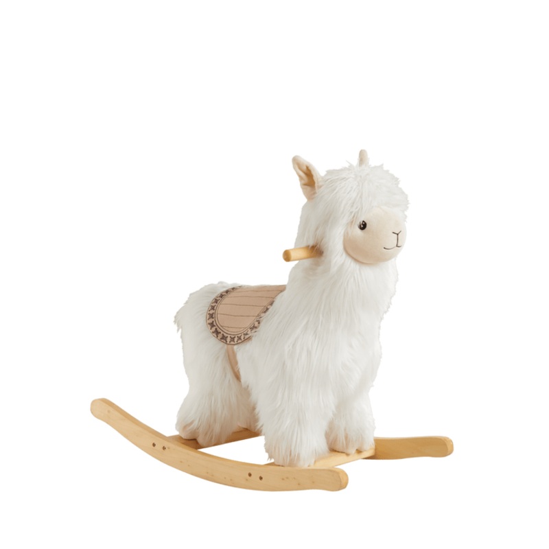 Alpaca Rocker with Solid Saddle