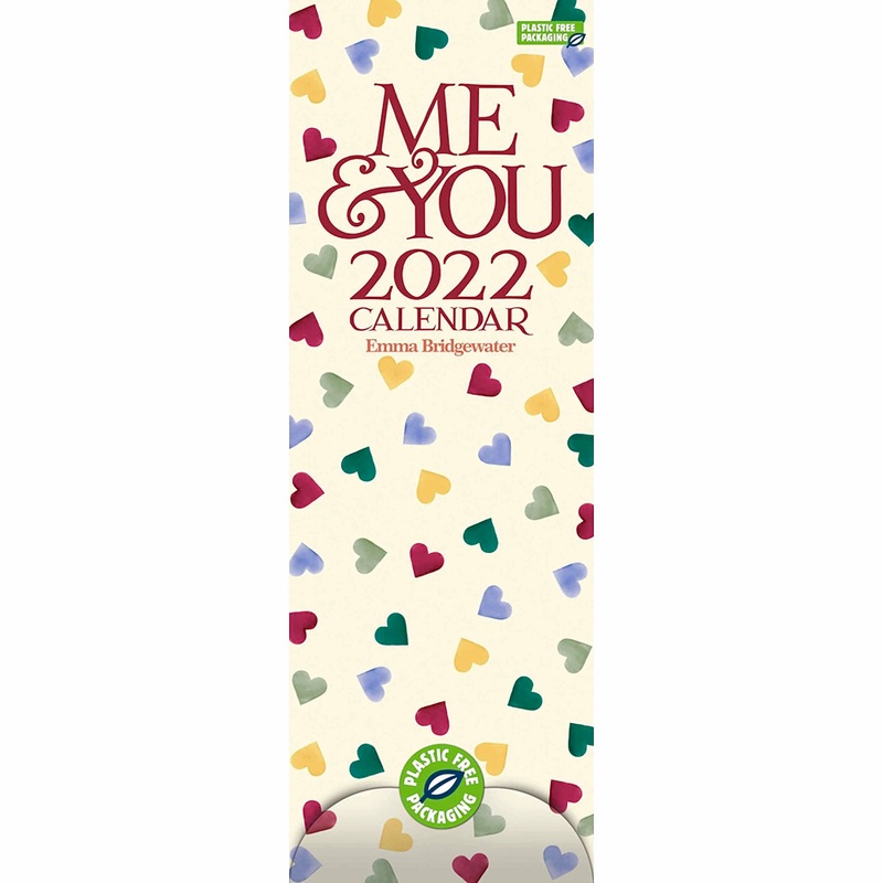 2022 Emma Bridgewater Me & You Slim Wall Planner