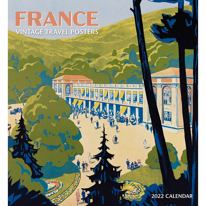 2022 France: Vintage Travel Posters Wall Calendar