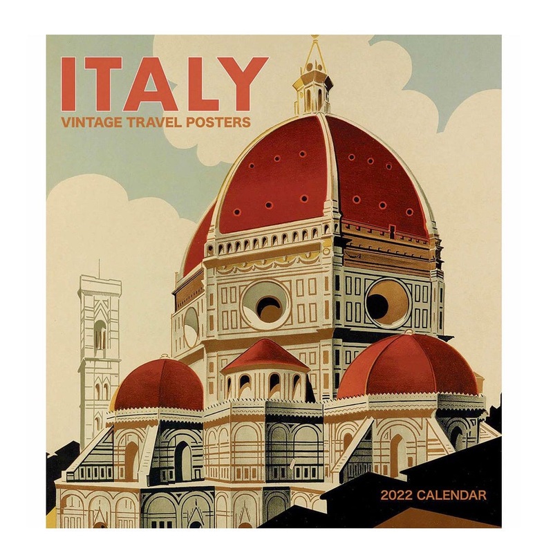 2022 Italy: Vintage Travel Posters Wall Calendar