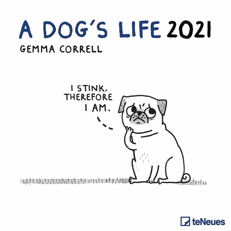 A Dogs Life 2021 Wall Calendar by Gemma Correll