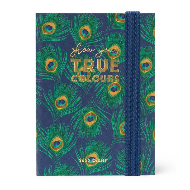2022 Mini Weekly Diary  - Peacock