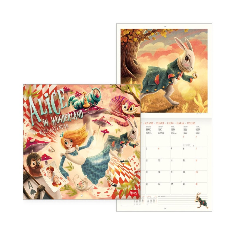 2022 Wall Calendar - Alice In Wonderland