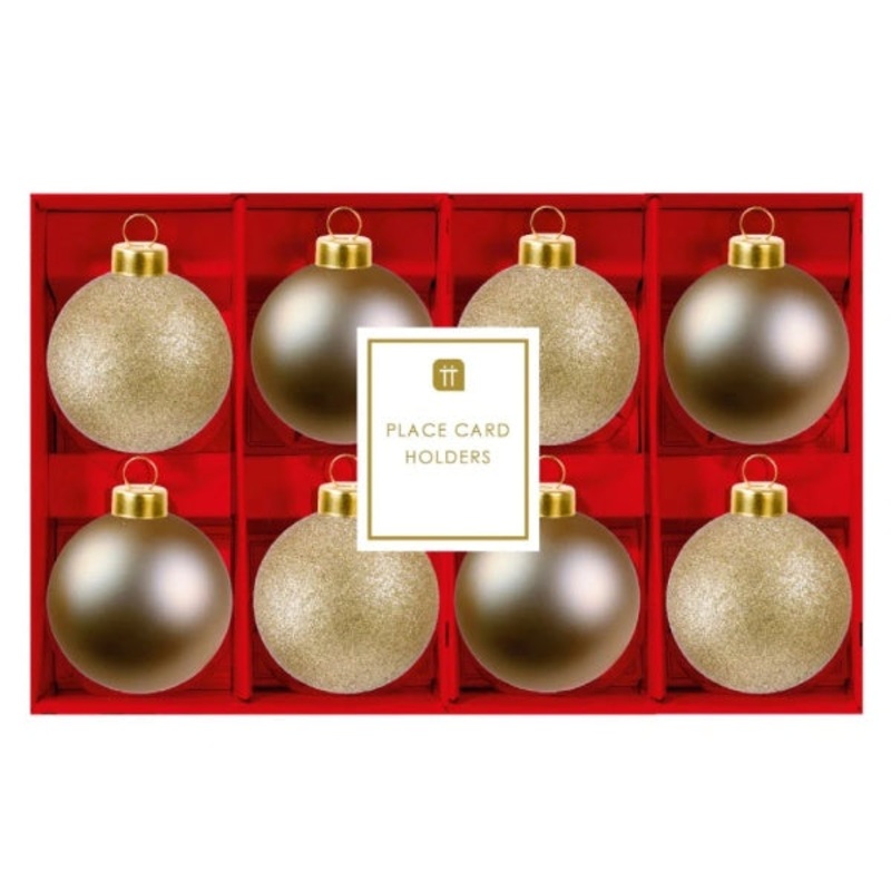 Botanical Nutcracker Placecards and Holders