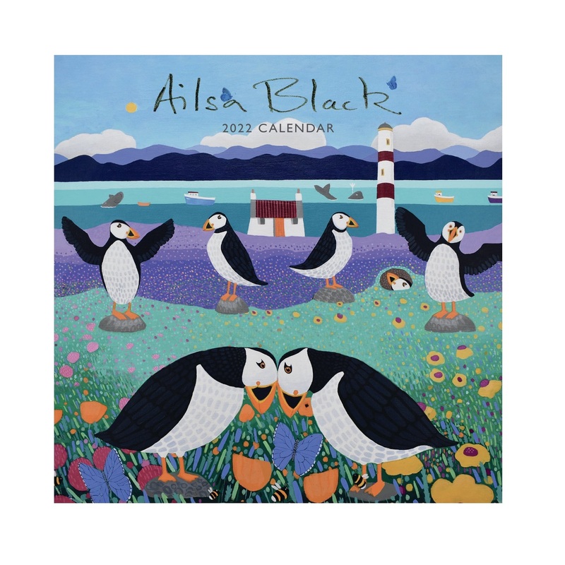 2022 Ailsa Black Wall Calendar