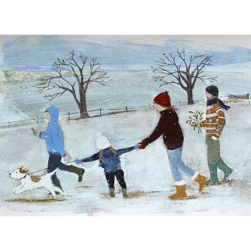 Winter Walks Charity Pack of 5 Christmas Cards