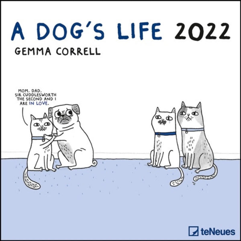 2022 A Dogs Life Wall Calendar