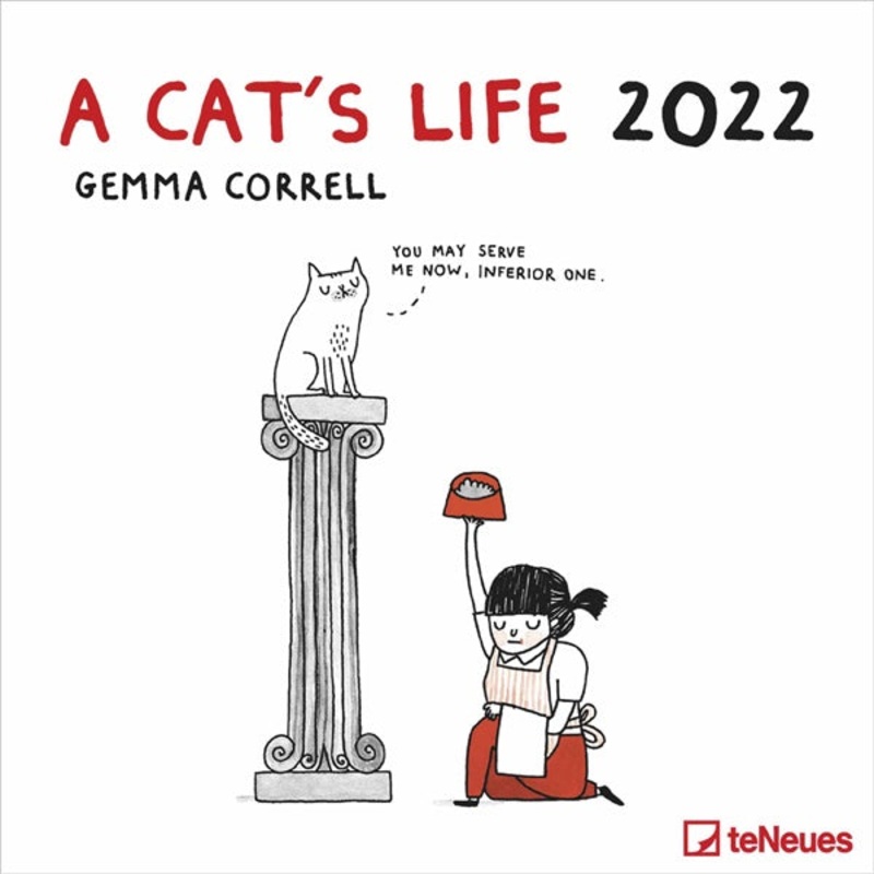 A Cats Life 2022 Wall Calendar by Gemma Correll