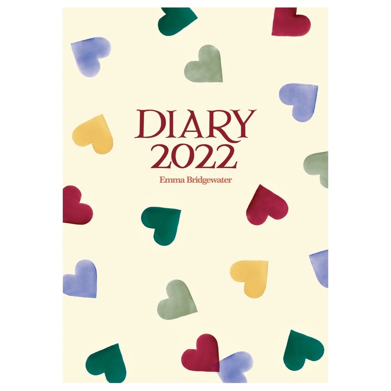 2022 Emma Bridgewater Polka Hearts A6 Diary