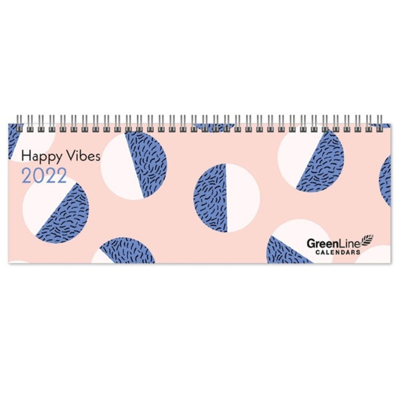 2022 Happy Vibes Desk Calendar