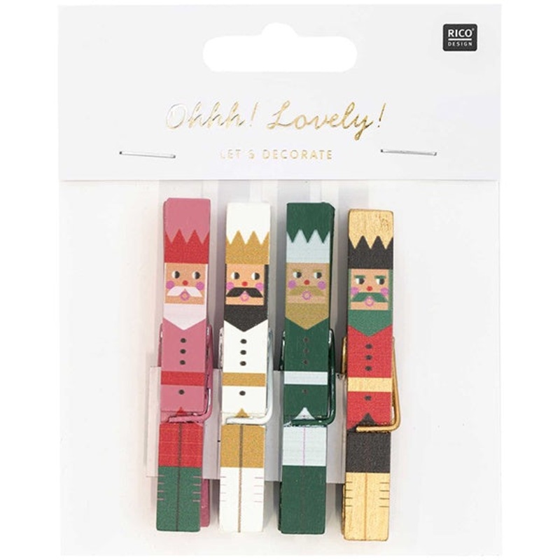 Wooden Nutcracker Pegs