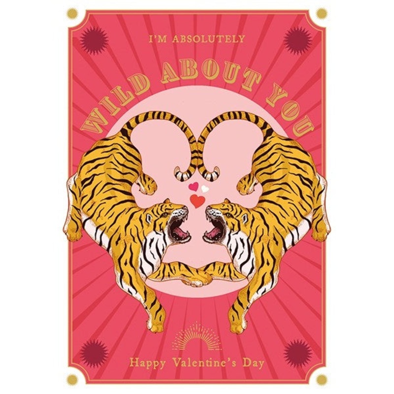 Wild About You Tigers Card