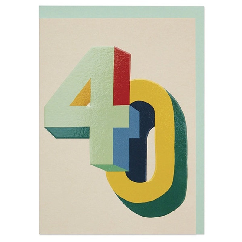 Age 40 Card