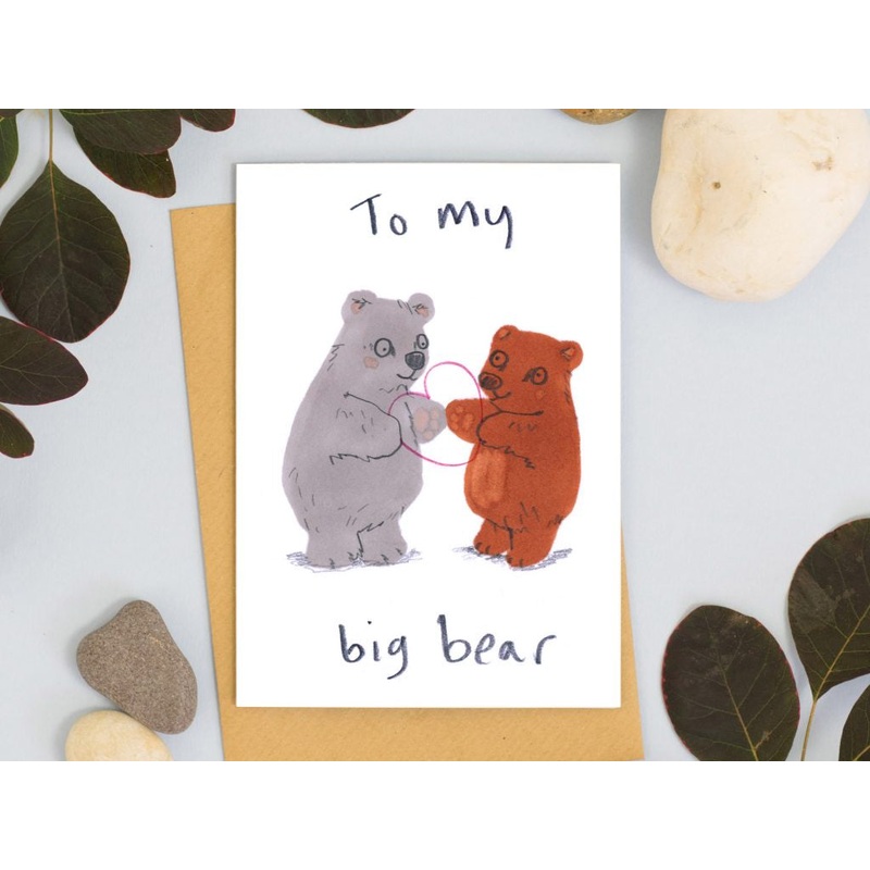 To My Big Bear Card