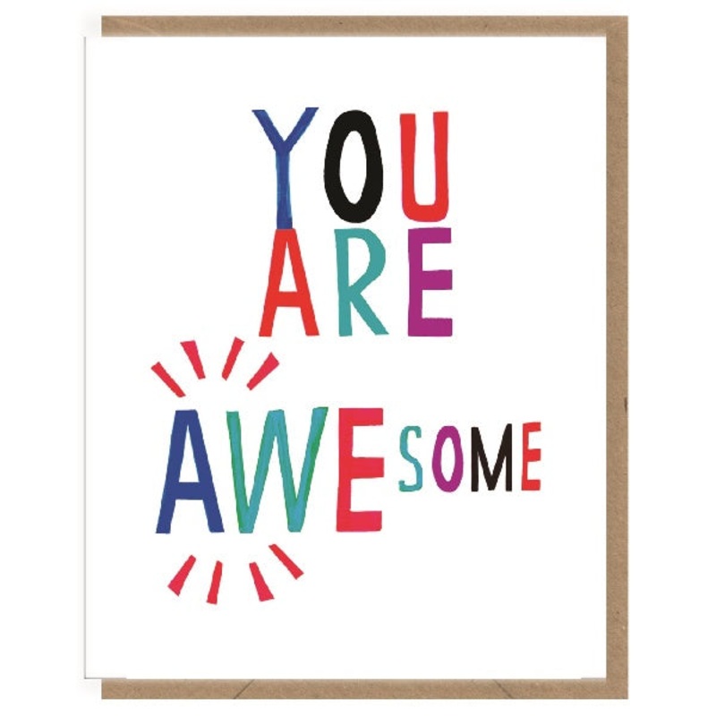 You Are Awesome Mini Card