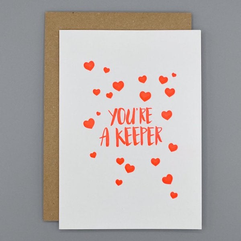 Youre A Keeper Valentine's Card