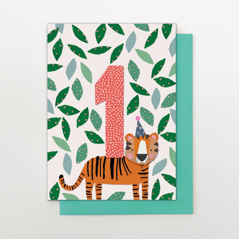 Age 1 Tiger Card