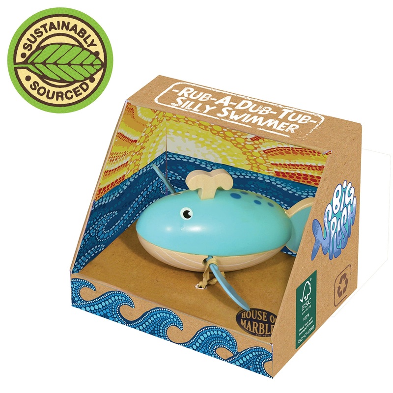 Wooden Silly Swimmer