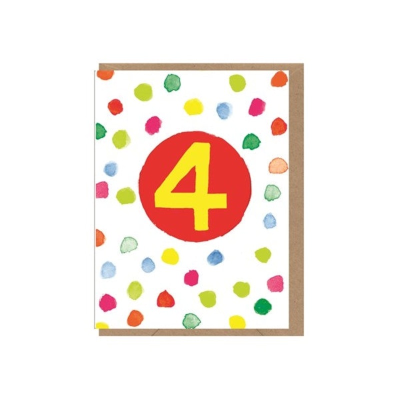 Age 4 Spots Card